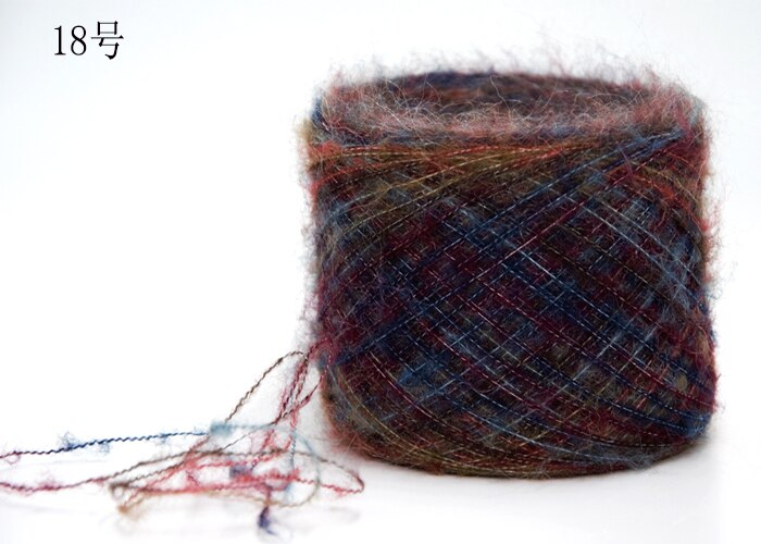 Neue 250g Natürliche importieren Bunte Raum farbstoff Phantasie Mohair Acryl Merino Wolle Garn Hand betroffen Häkeln Gewinde, z3907: 18