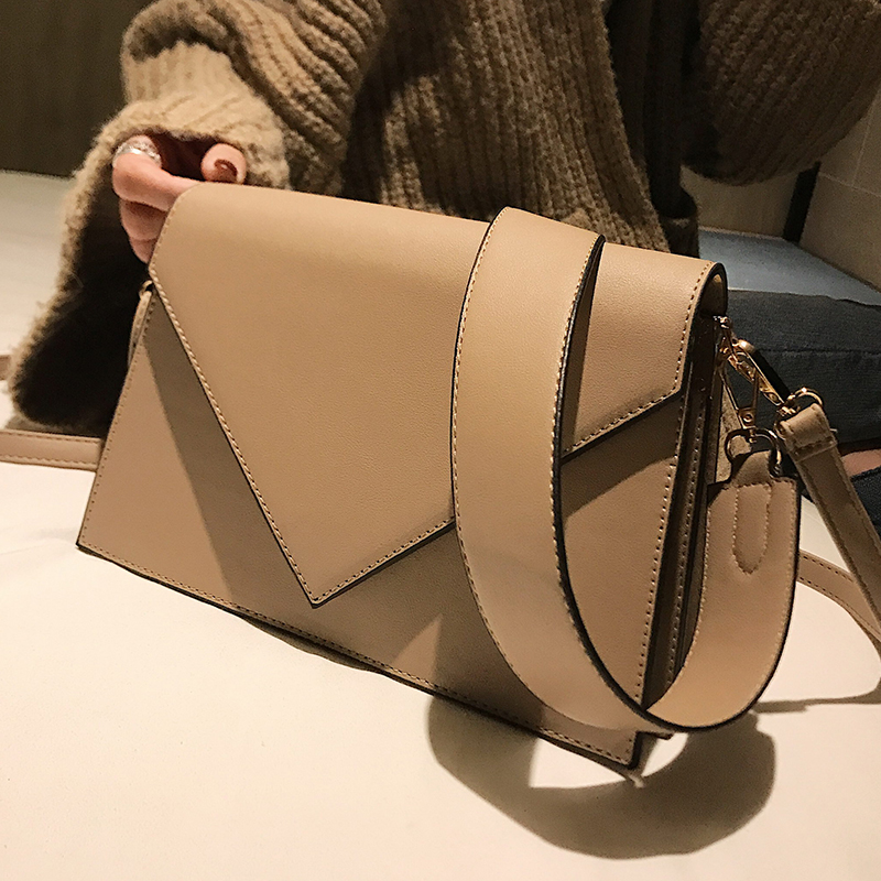 SWDF nouvelle décontracté sac carré en cuir PU femmes sac à main de créateur Simple épaule sacs de messager