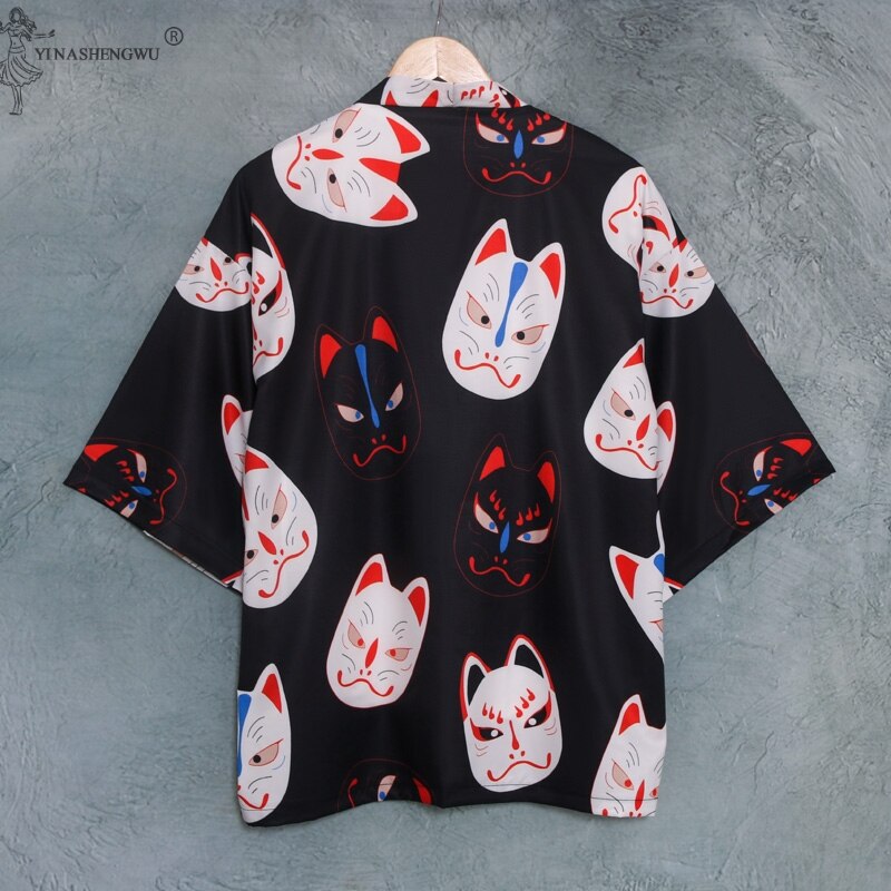 Kimonos Men Woman Japanese kimono Cardigan Shirt Blouse Japanese Yukata Female kimono Harajuku Streetwear Asian Clothes Samurai