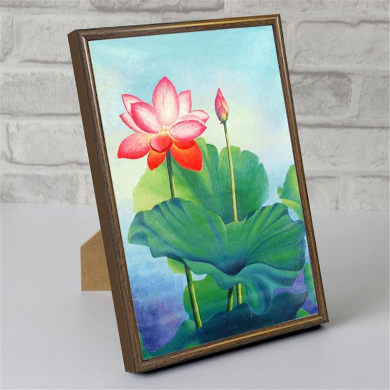 A4 Photo Frame Reinforce Hanging Wedding Decoration Wall Canvas Oil Painting Square Picture Frames Cadre DIY Poster quadros