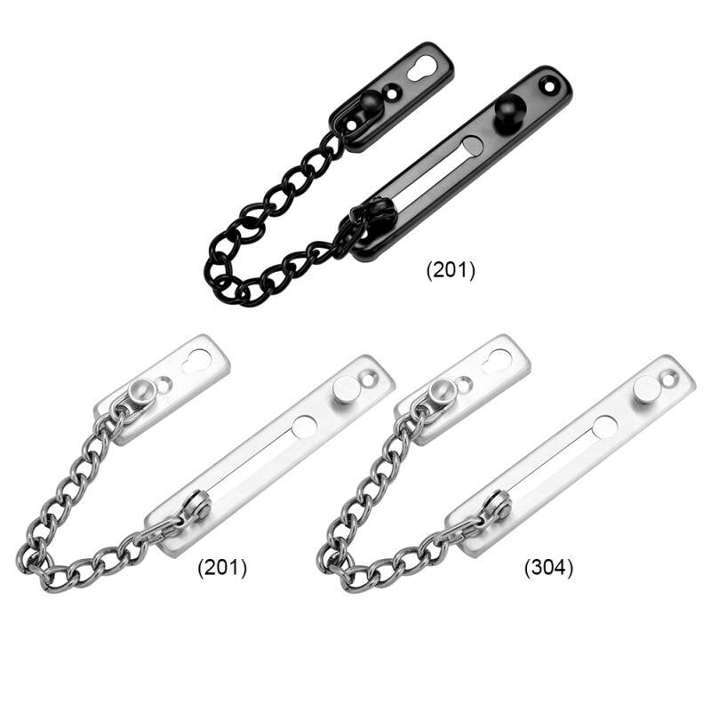 Stainless Steel Durable Door Chain Lock Anti-theft Chain Locker Home Security Guard Inside Door Hardware Accessories