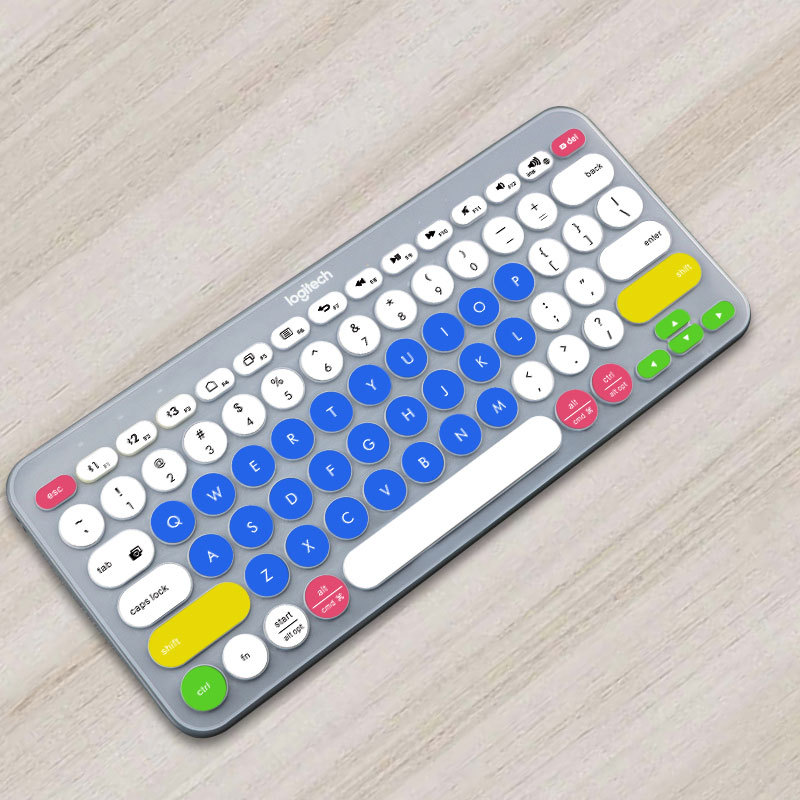 Ultra Thin Silicone Laptop Keyboard Cover Skin Protector For Logitech K380 Keyboard