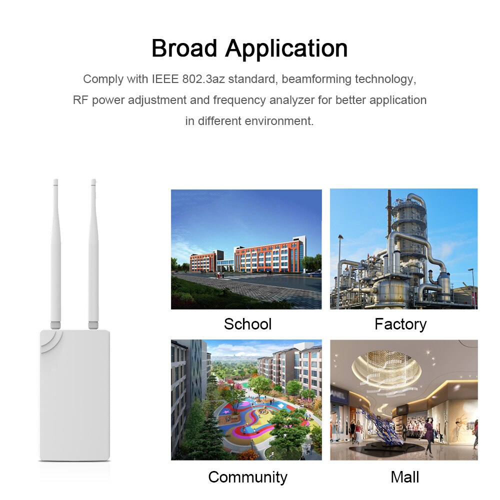 300Mbps Wireless WiFi Signal Extender Network Antenna Signal Amplifier 802.11n/b/g Signal Booster High Power 2.4GHz Outdoors