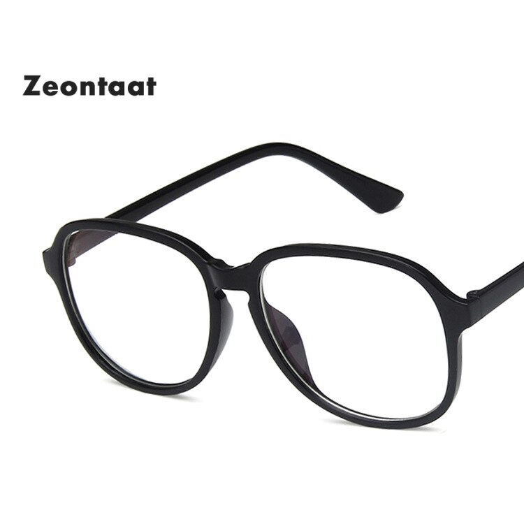 Oversized Transparent Glasses Brand Square Frame Women Optical Clear Len Glasses Pink Eyeglass Frames