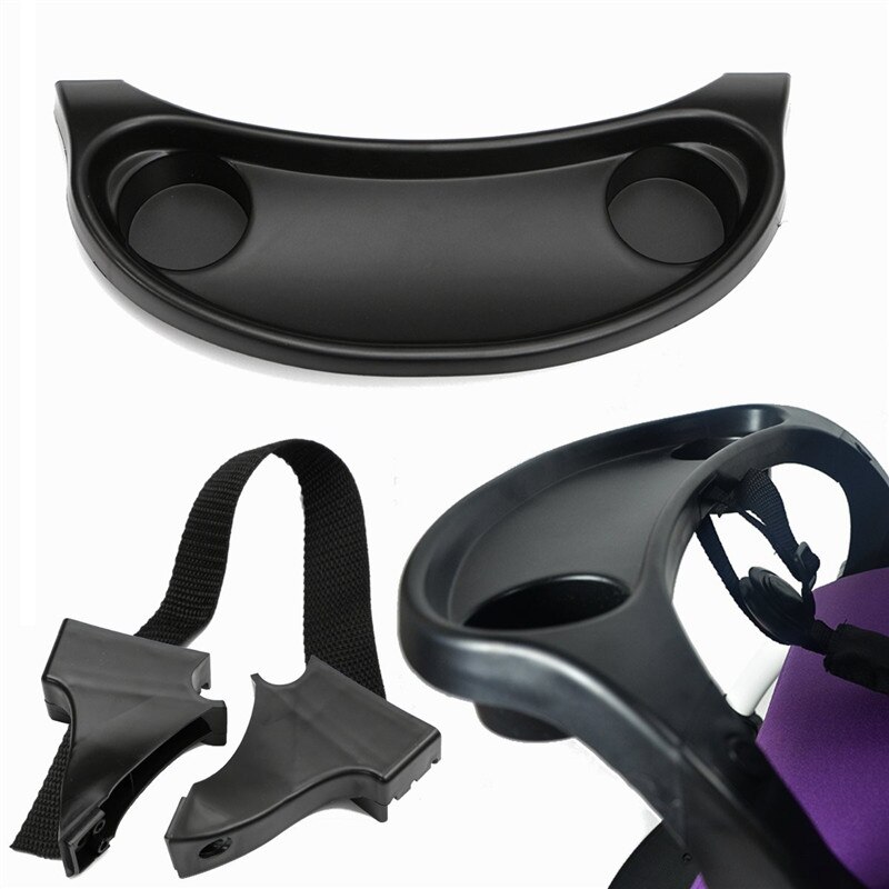 Removable Tray Snack Feeding Toddler Trolley Dinner Table For Baby Stroller Accessories Pram Pushchair Cup Holder Pram