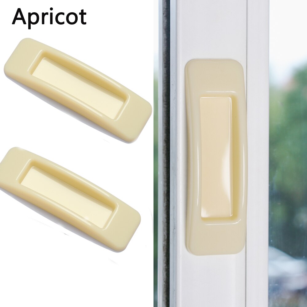 1 para samoprzylepne klamki robić drzwi plastikowa wielofunkcyjna szafa ciągnie gałka robić szafki szafka pochwyty elementy meblowe: morela