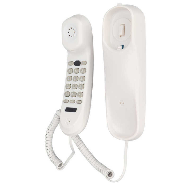 Mini Telefoon Kantoor Telefoon Wandmontage Telefoon Bedrade Telefoons Met Fsk Dtmf Dual Systeem Vaste Telefoon Voor Home Office Hotel