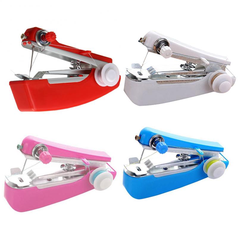 Minimáquina DE COSER inalámbrica, máquina de coser portátil, útil, herramientas de trabajo manual, accesorios de costura: random color
