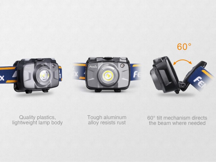 Fenix HL30 Cree XP-G3 wit LED max 300 lumen 2AA koplamp