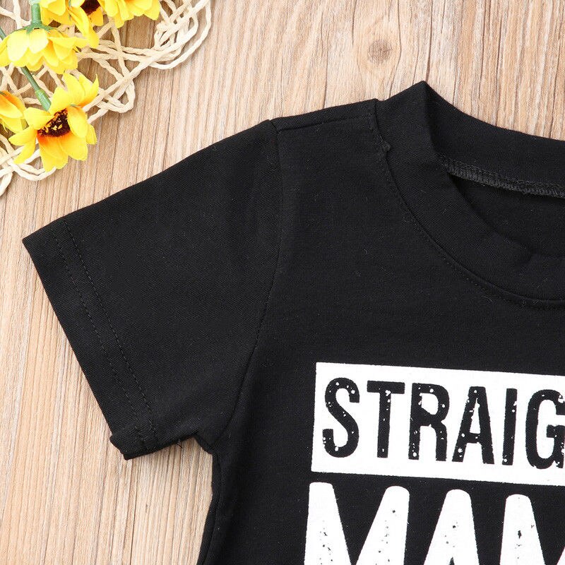 Neue Mamas Kleinkind Kleinkind Art freundlicher Baby Jungen Kurzarm T-Shirt Spitzen lässig Sommer Baumwolle Kleidung 1-6T