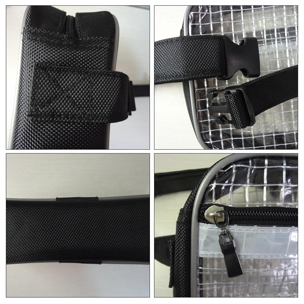 THINKTHENDO Anti-Static Cleanroom Clear Tool Bag Full Cover Pvc For Engineer Waist Bag Fanny Pack