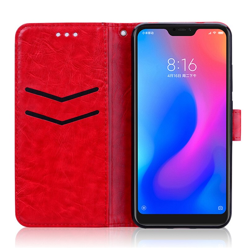 Voor Coque Xiaomi Mi A2 Lite Case Lederen Silicon Flip Case Voor Xiaomi Mi A2 Telefoon Case Voor Xiaomi Mi een 2 A2lite MiA2 Wallet Case