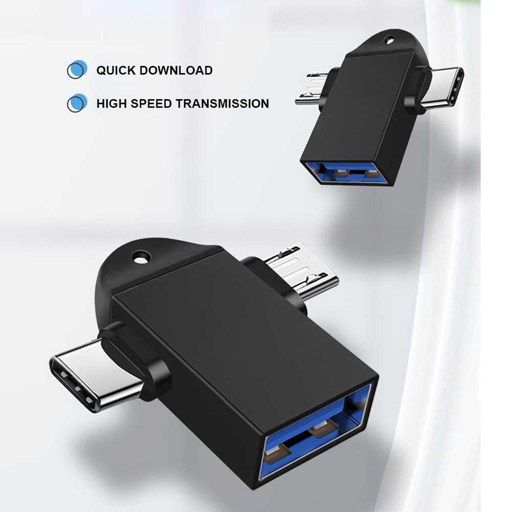 2-in-1 OTG-Adapter USB Typ C Micro USB Android Handy-Konverter U Disk Tablet OTG-Anschluss USB 3.0 OTG für Mac-Laptops