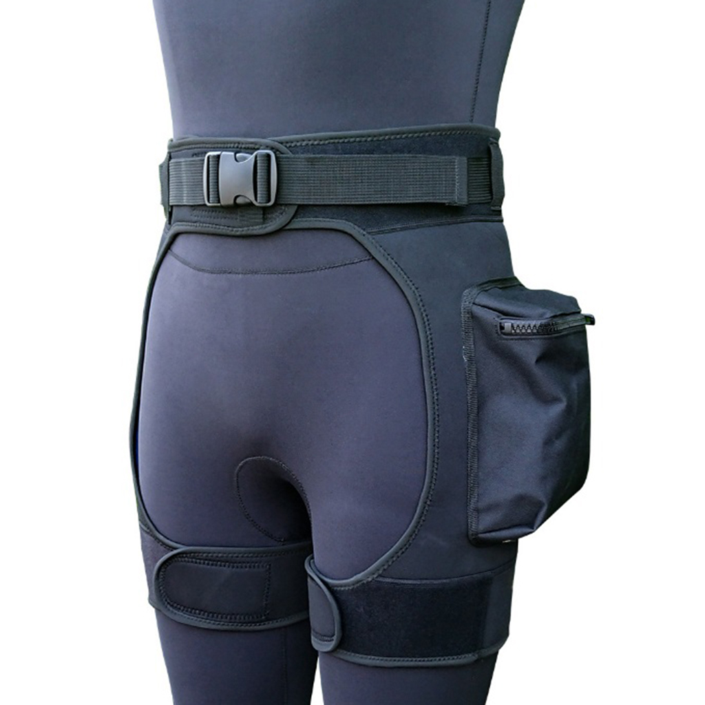 Herre våddragt korte bukser stretch shorts med lommer og lynlås justerbar talje bælte svømning dykkershorts
