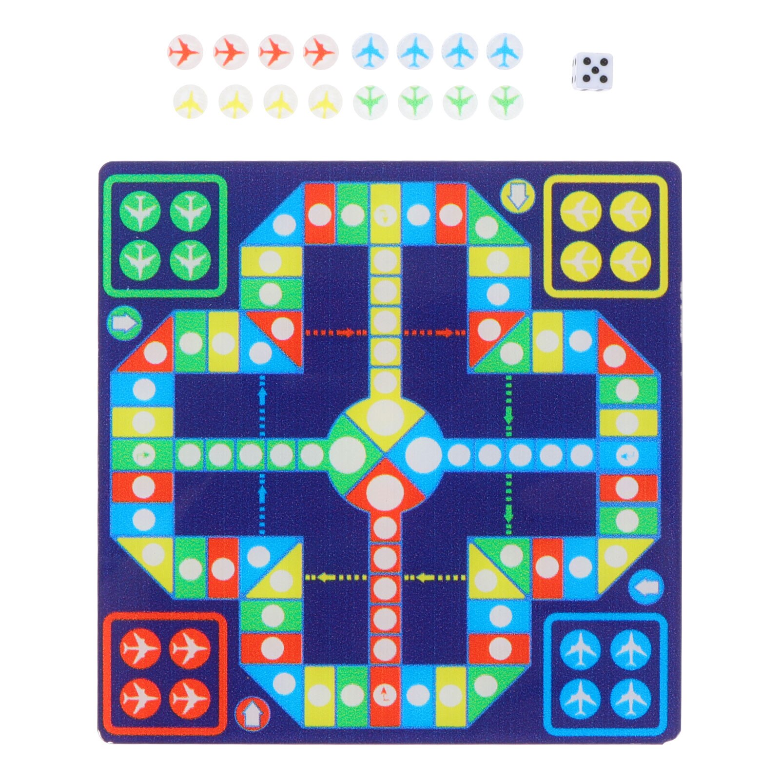 1 set of Mini Checkerboard Ornament Chess Board Model Decor Doll House Decor