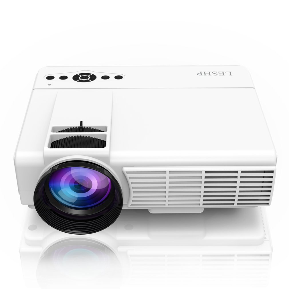 Q5 LED Projector 800*480 Pixel 1200LM Mini Home Theater Video Projector Home Cinema TV Laptops Smartphones