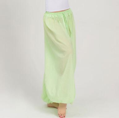 Pantalon traditionnel indien en coton pour femme, vêtement ample de danse, Style ethnique: D / S