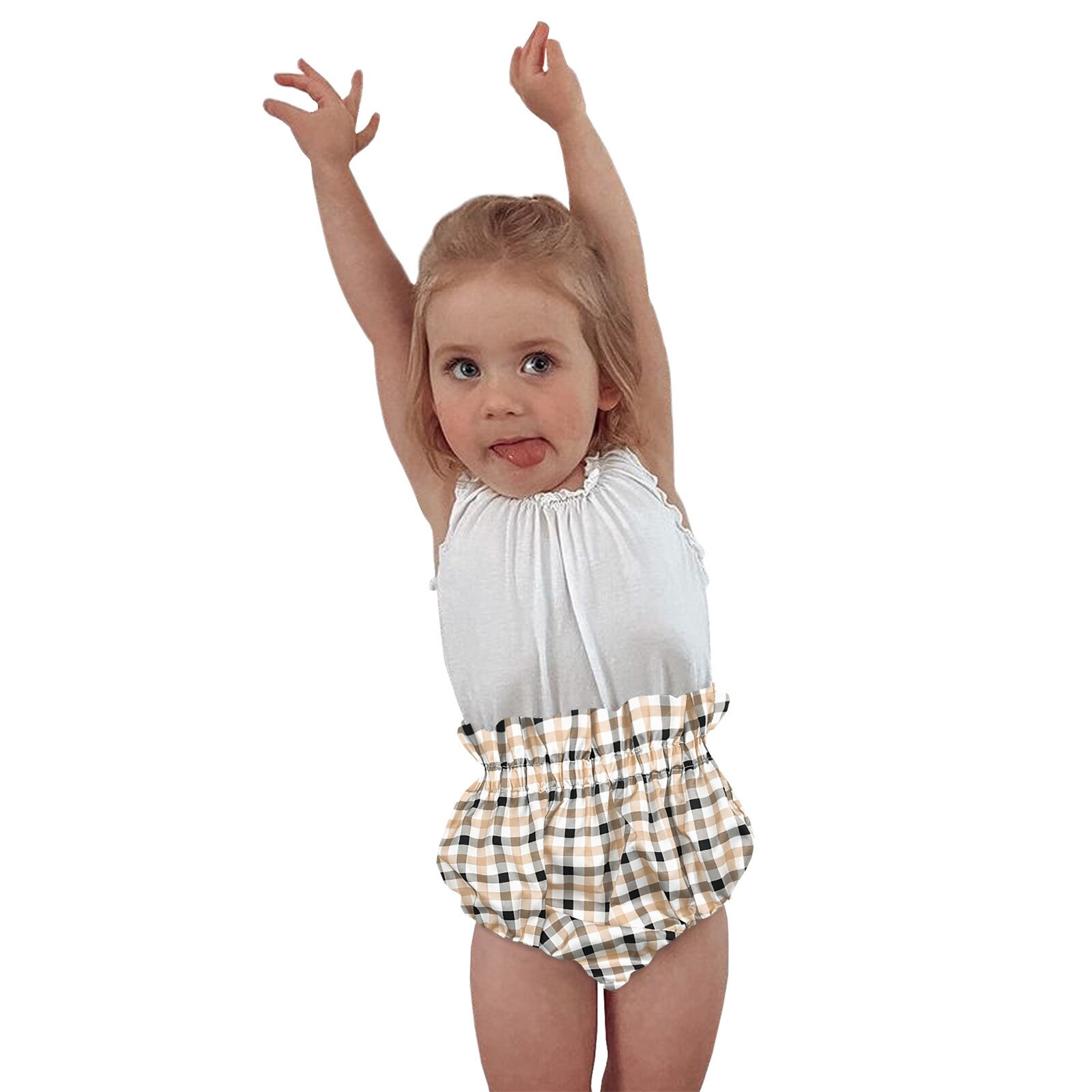 Toddler Baby Clothing Girls Shorts Summer Toddler Basic Plain Crushed Cotton Baby Kids Clothes Bloomers Loose Shorts 0-18m