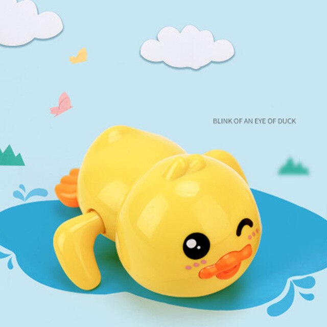 Bath bath shower baby clock swimming children playing water cute little yellow duck bathing bathtub toy for child 0,63: 5