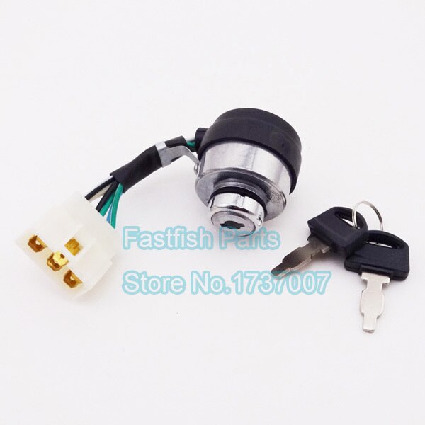 6 Wire On Off Start Ignition Key Switch For Chinese Portable Gasoline Generator Motorcycle Parts