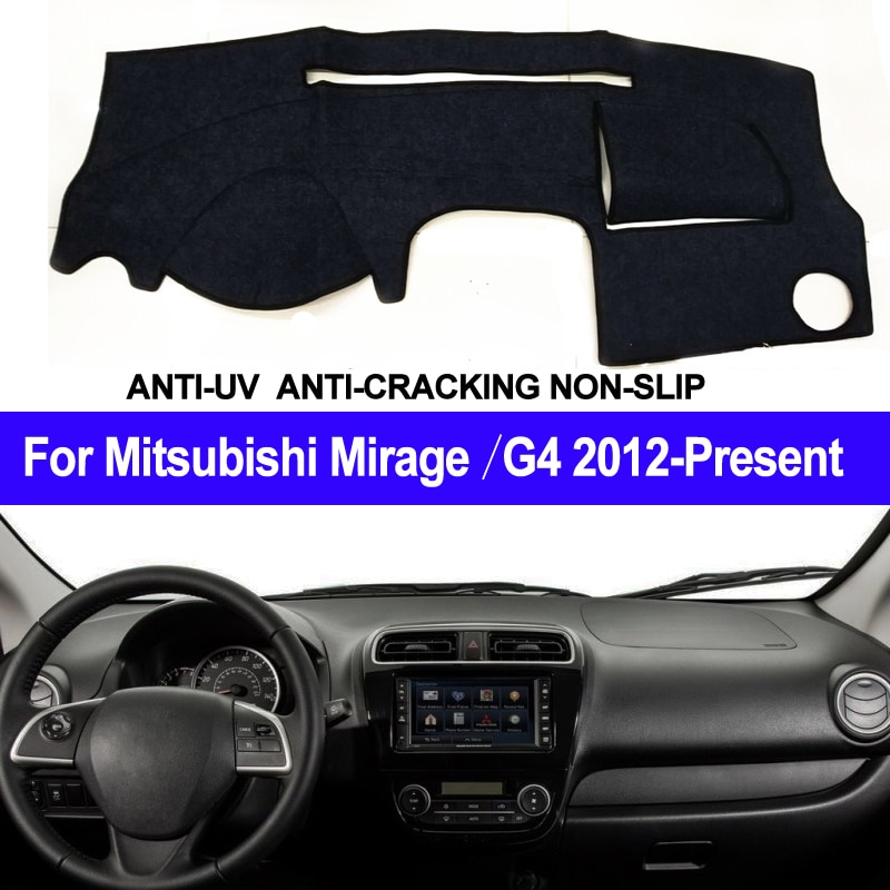 Bil instrumentbræt dæksel til mitsubishi mirage / mirage  g4 præsen lhd af rhd auto solskærm