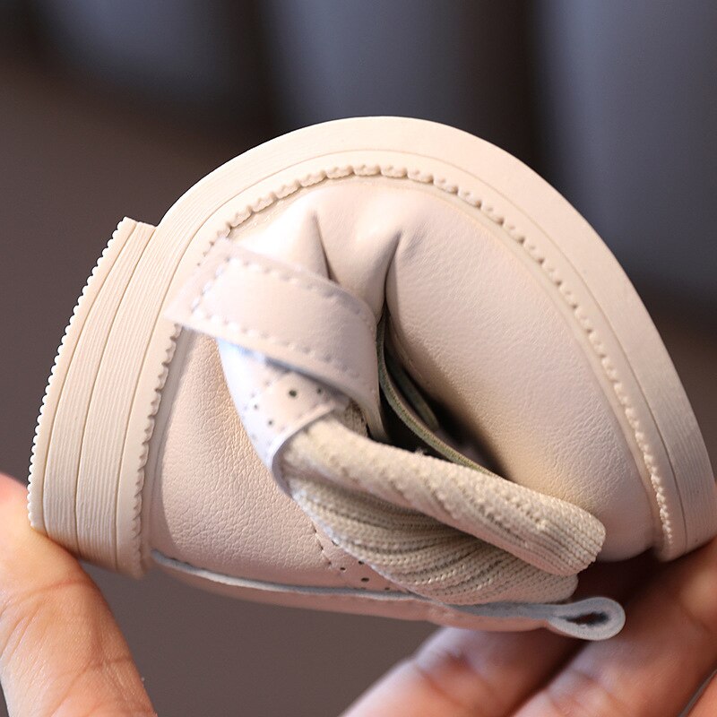 Hiver infantile enfant en bas âge bottes de neige bébé filles bottes décontractées fond mou noeud papillon princesse tricoté bottes enfants enfants chaussures de plein air