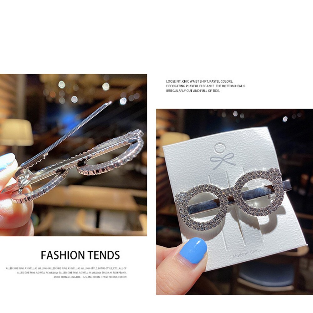 1pc glanzende haarspelden met kristallen strass-steentjes, haarspeldjes met diamanten, haarspeld met strass-steentjes, haarspeldjes voor vrouwen