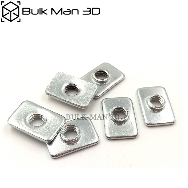 3D Printer Parts T Nut Carbon Steel Galvanized for OX CNC DIY Wooding Machanice , V-Slot -100PCS