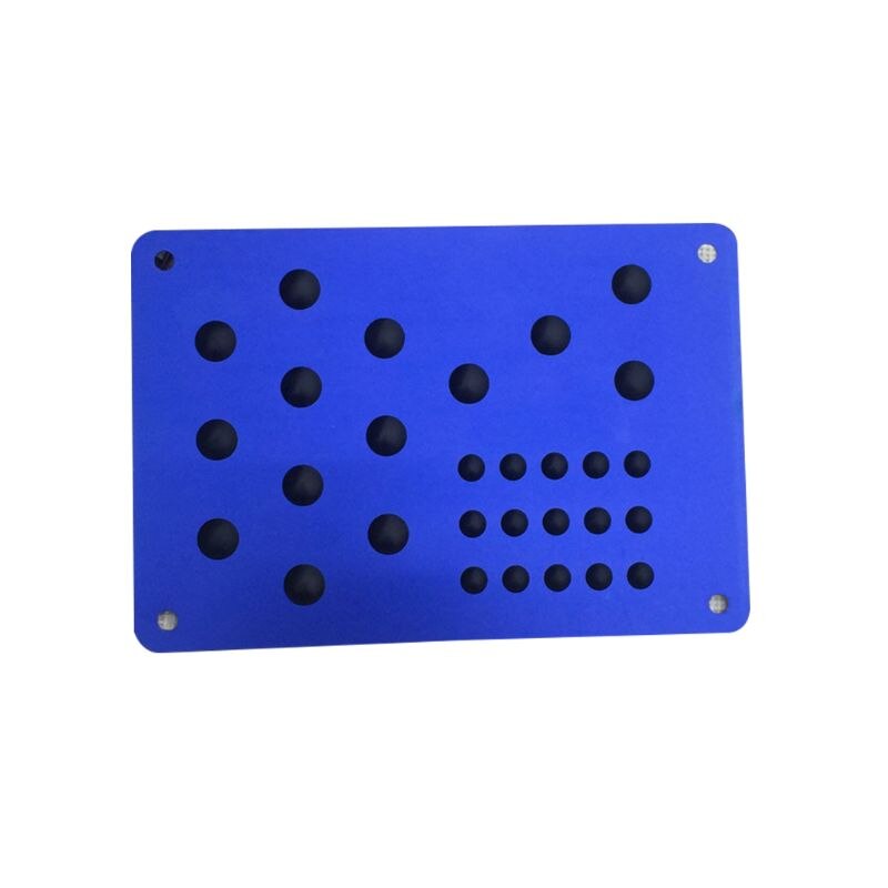 1pc Universal Aluminum Car Floor Mat Patch Non-slip Heel Plate Footrest Carpet Pedal Pad Car Mat Anti-skid