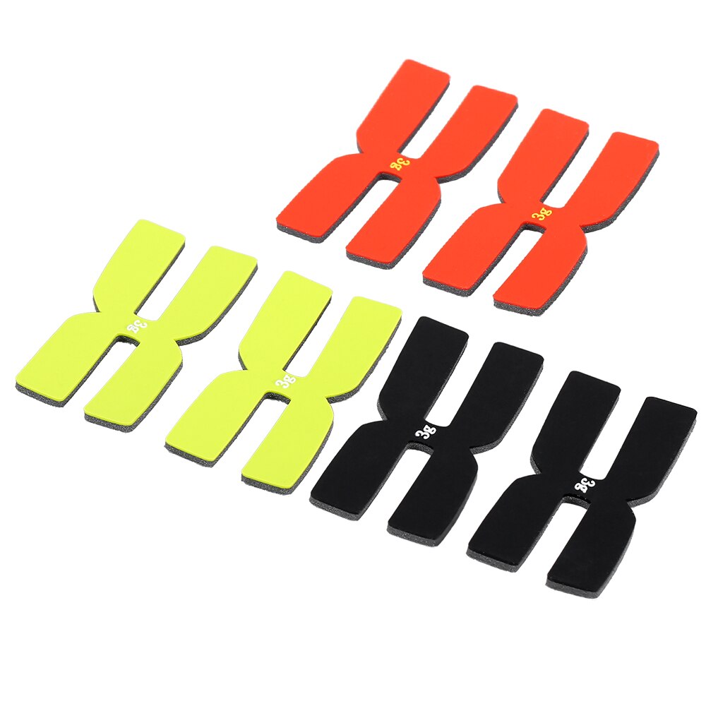 6Pcs 3G Racket Gewicht Balans Strips Tennis Badminton Racket Sport Siliconen Tennisracket Gewicht Balans Tapes