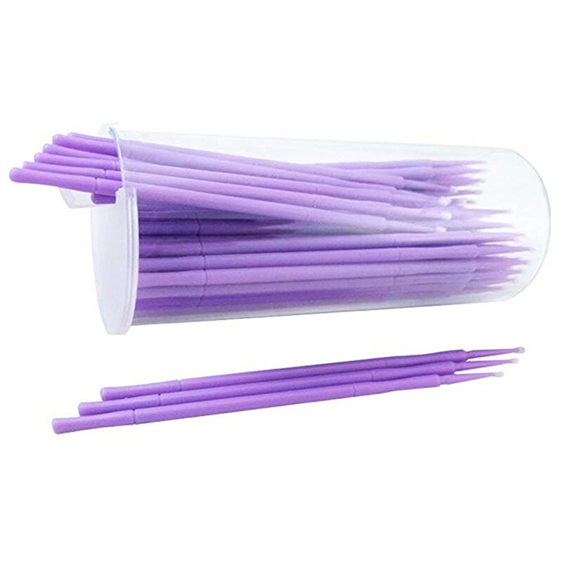 100 Pack Of 1.5mm Disposable Mini Applicators For Automotive Paint Chip Repair