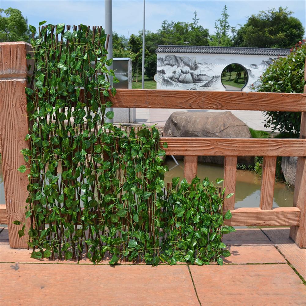 40cm/70cm Artificial Garden Plant Fence Plants Hanging Panels Decorative Fence Privacy Screen For Garden Backyard Home Decor