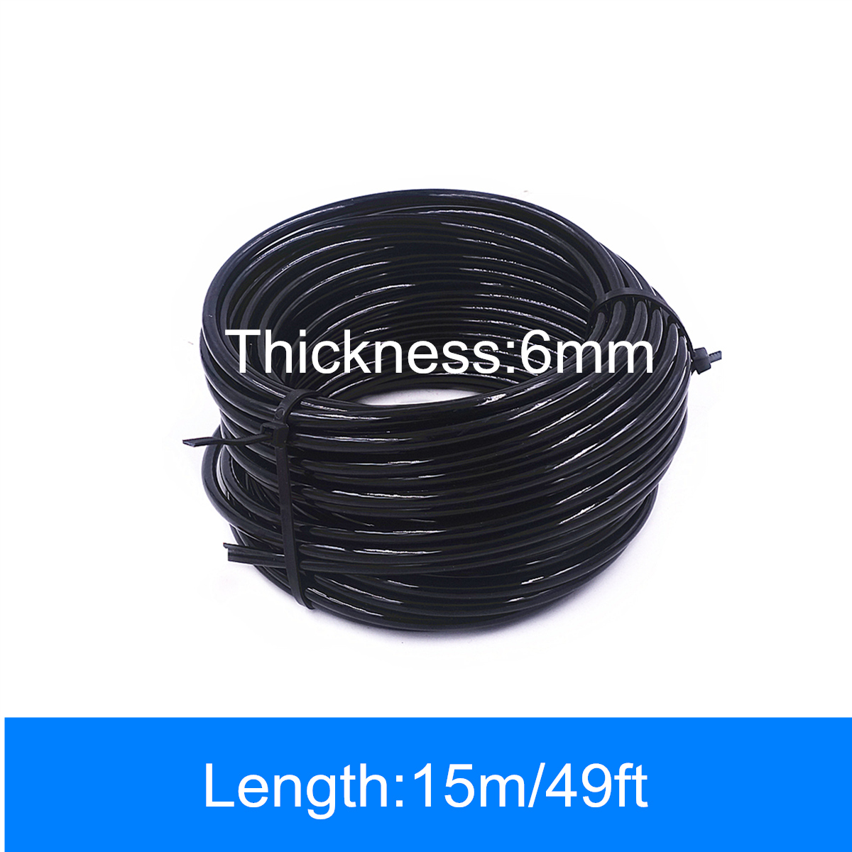 Câble métallique de gymnastique de diamètre 5/6mm, peau PU pour Machine à câble, système de poulie de levage de poids à domicile, accessoires d&#39;équipement de Fitness: 6mm x 15m
