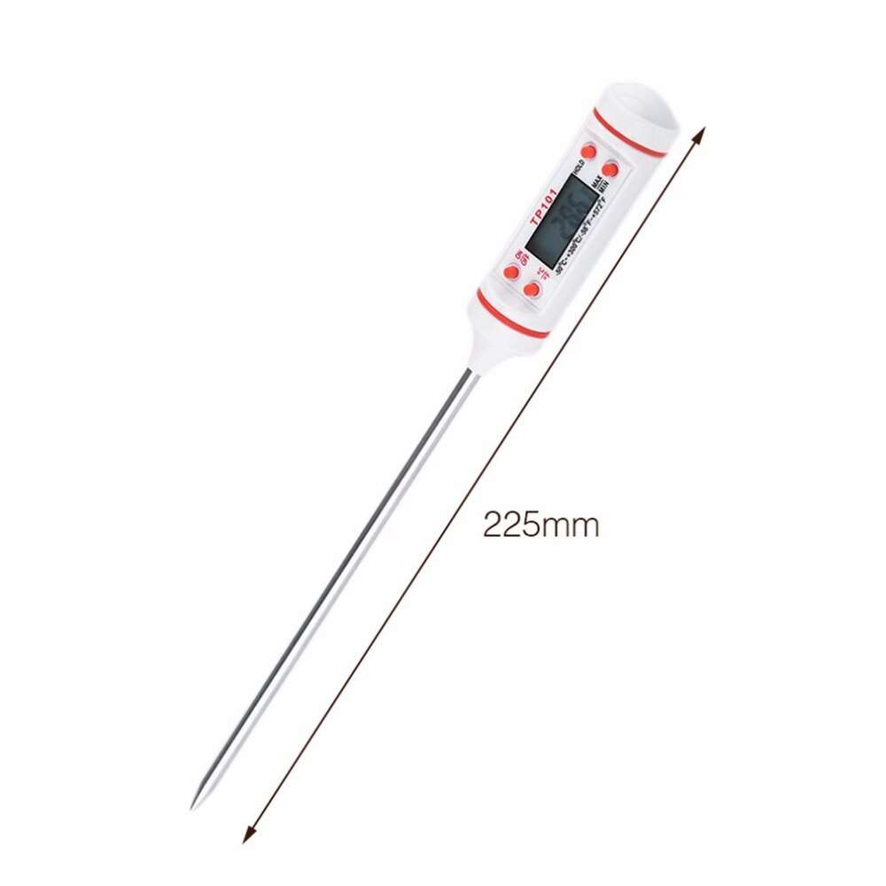 Stylish Thermometer LCD Display Digital Probe Cooking Thermometer Food Temperature Sensor Electronic Tool For BBQ Kitchen