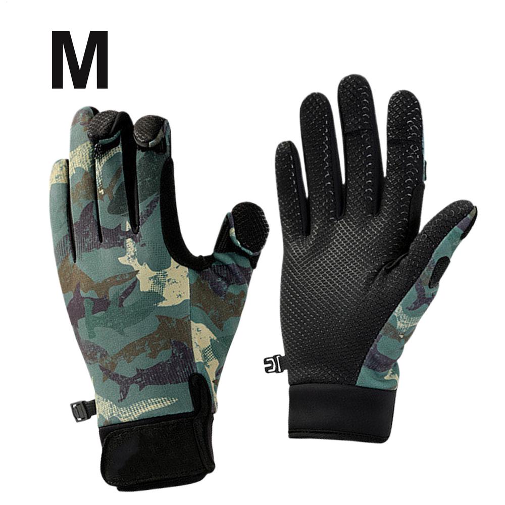 Angelhandschuhe für kaltes nasser, Winter, warme Vlies-Fingerlose Handschuhe für sterben Jagd, Touchscreen, warme Handschuhe für kaltes nasser, rutschfest: Grün