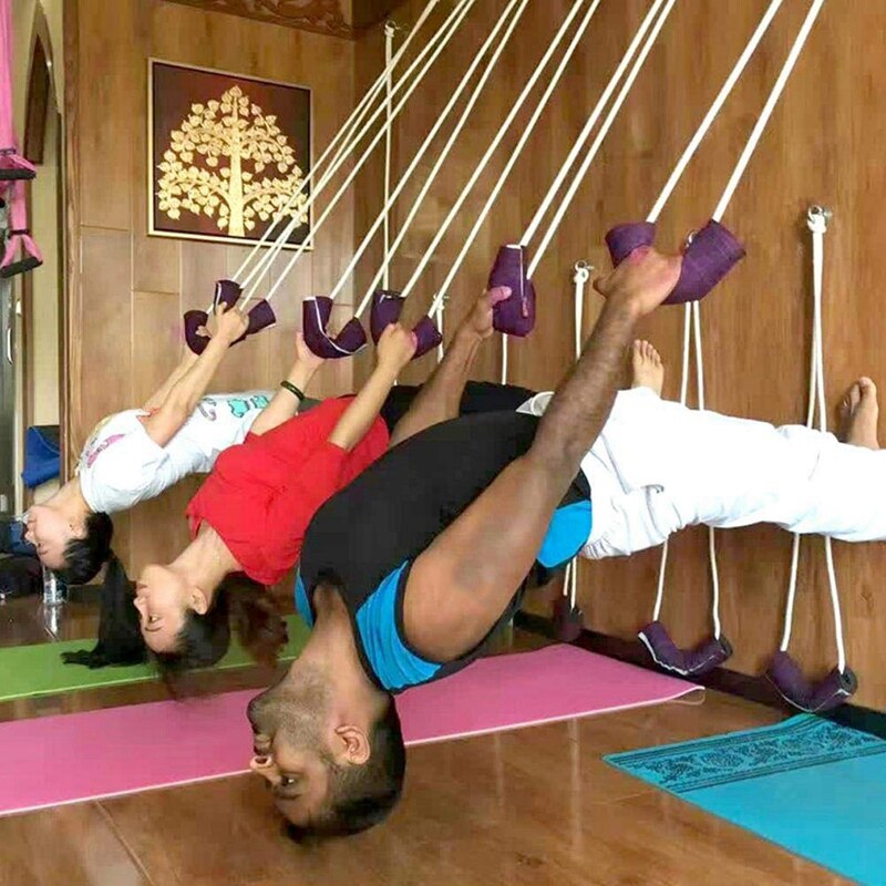 Yoga-wandseil 17mm robustes yoga-wandseil, ideal für das training zu hause und im fitnessstudio