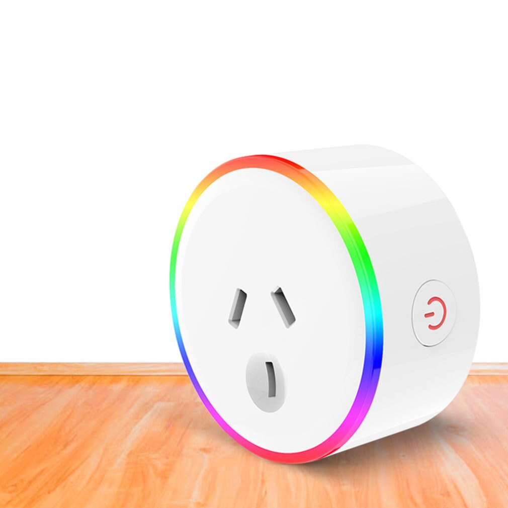 Wifi Smart Plug Rgb Wireless Power Socket Smart Life App Remote Control Home No Hub Required Smart Plug