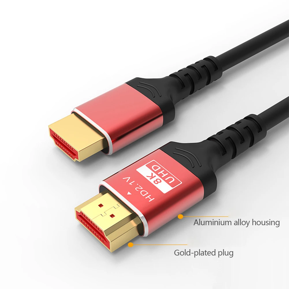 Câble HDMI 8K 60HZ 2.1V 4K 144HZ, pour TV, moniteur d'ordinateur, projecteur, Console de jeu PS, Audio et vidéo 1/1, 5/2/3/5M