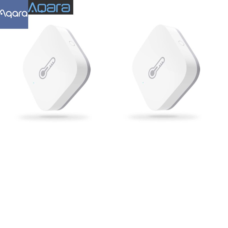 Aqara Smart Air Pressure Temperature Humidity Sensor Environment Sensor Work With Android IOS APP Control: 2 Pcs