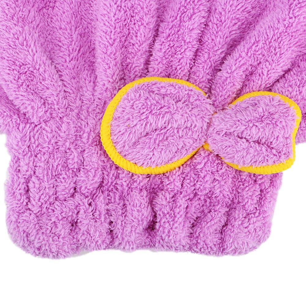 Hoomin hurtigt tørt hår hat badehætte mikrofiber badeværelse hatte indpakket håndklæder hjemme tekstil bad tilbehør