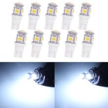 10* T5 Wedge-Bulb White LED For Malibu 12V AC/DC Landscape Light 6000K