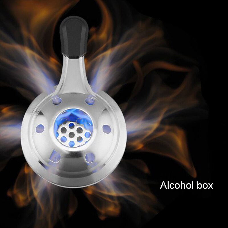 Mini Alcoholic Burner Outdoor Alcoholic Mini-Burner With Stainless Steel handle For Camping Picnic Barbecue pot, BBQ