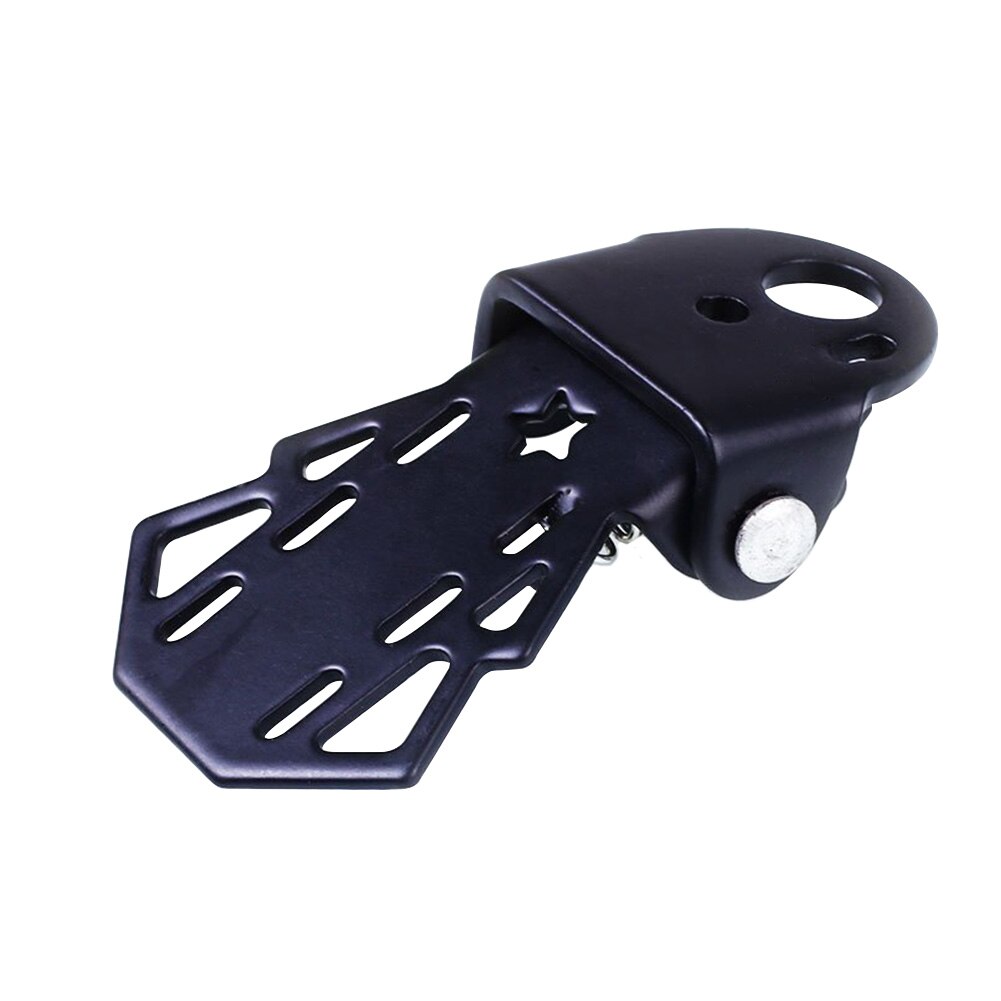 1 paire de repose-pieds pliants en acier au manganèse pour vélo de montagne, repose-pieds multifonctionnels pour siège arrière, accessoires de sécurité