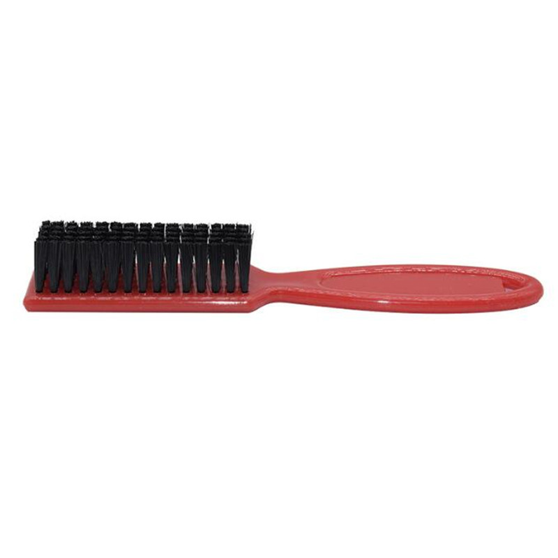 Cepillo de estilo de barba pequeño negro para salón, afeitado , cepillo de barba, peluquero Vintage, forma de cabeza de aceite, tallado, cepillo de limpieza