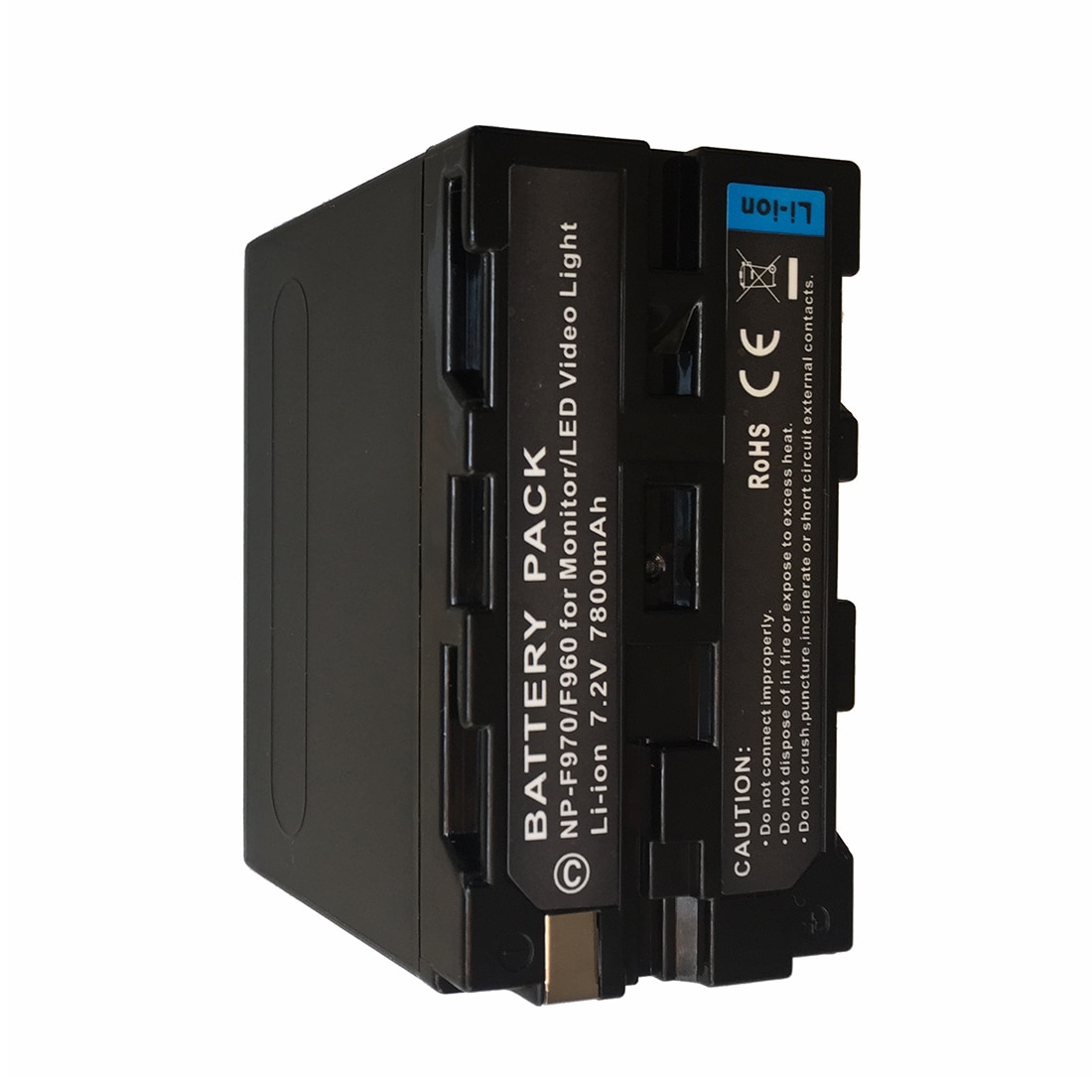 7800mAh NP-F970 NPF-960 fotográfico lámpara batería para NP F970 F960 LED Video Monitor de batería. Fotografía, luz de la batería