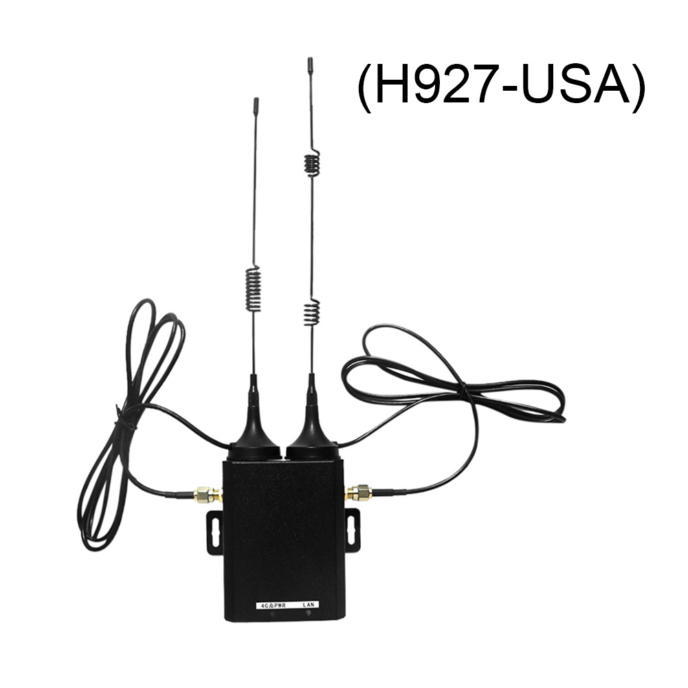 H927 4G LTE Router Industrial Grade 4G LTE SIM Card Router with External Antenna Support 16 WiFi Users for Outdoor