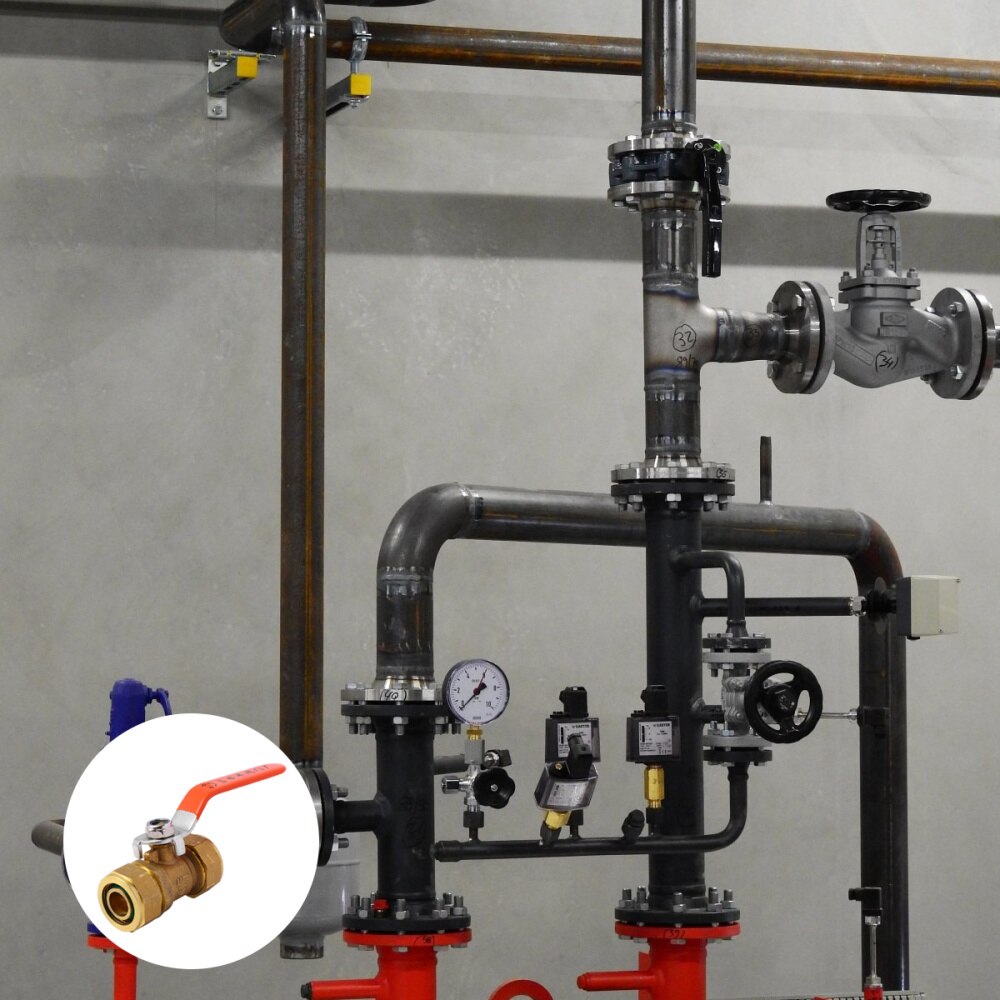 1 Pc Kogelkraan Duurzaam Draagbare Messing Vervanging Slang Barb Kogelkraan Afsluiter Voor Olie Water