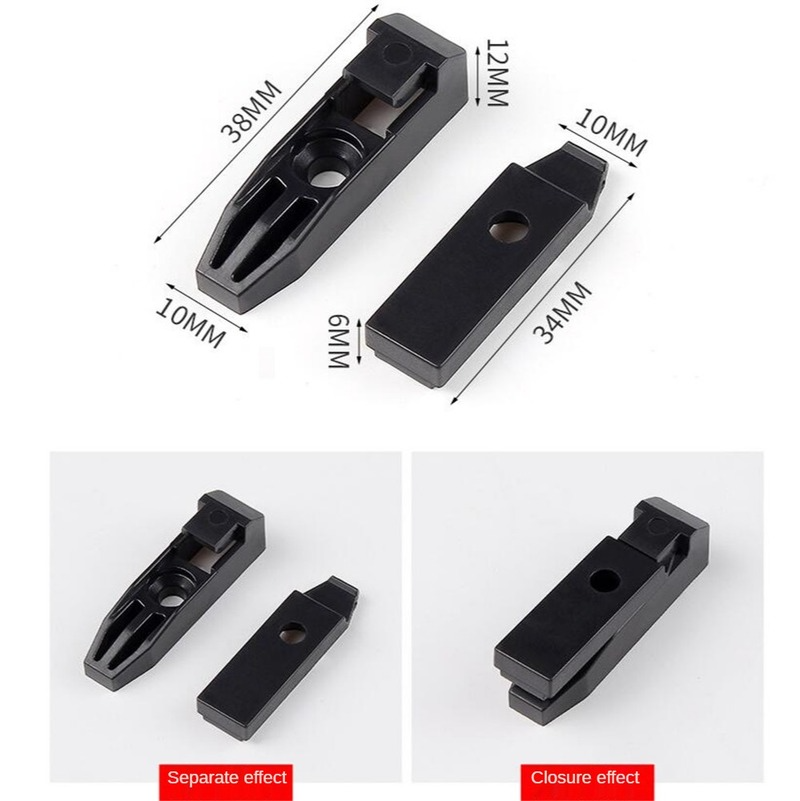10pcs Furniture Hidden Fastener clapboard Connector Shelf Clip Bracket Holder Installation Chute Hasp Buckle Partition Support