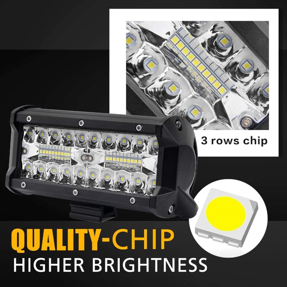 Tripcraft 3Rows LED Bar 4-28 inch LED Light Bar LED Work Light combo beam for Car Tractor Boat OffRoad 4x4 Truck SUV ATV 12V 24V
