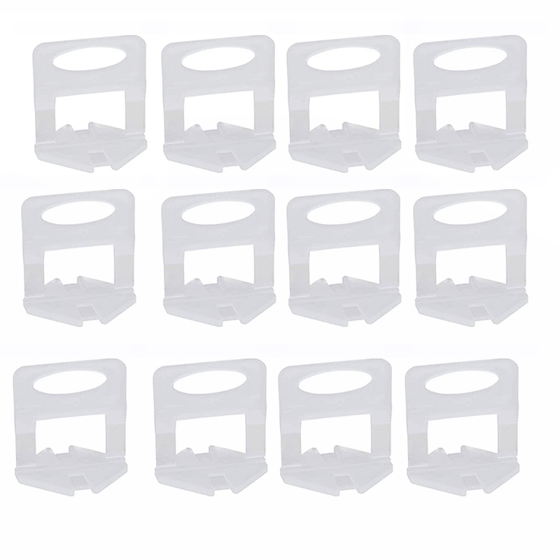 400Pcs Tile Leveling System Clips 1.5mm DIY Tiles Leveler Spacers Tile Leveling System for Ceramic Tile